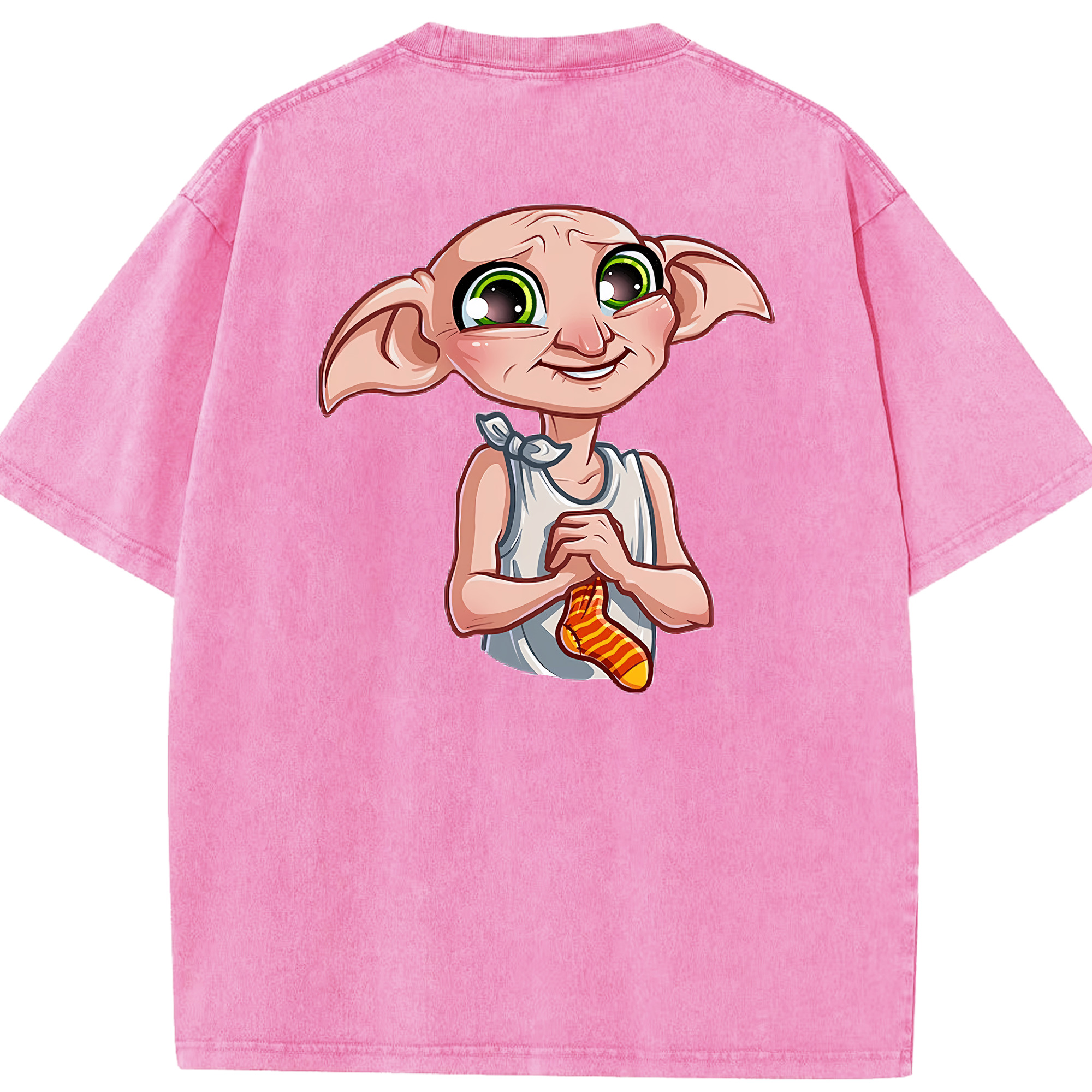 （画像用） Harry Potter ハリー・ポッターシリーズ 綿100% ヴィンテージ風 半袖Tシャツ（背面プリント）